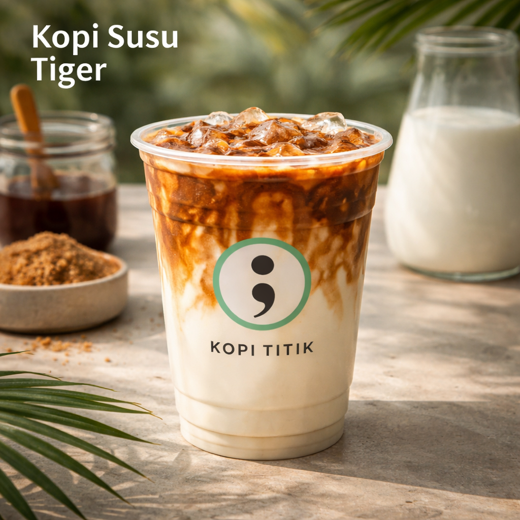 Kopi Susu Tiger Titik Koma